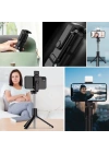 Kendiliğinden LED Işıklı Kumandalı Uzayabilen Selfie Çubuğu,Masa Üstü Tripod