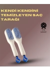 Kendini Temizleyen Masajlı Saç Tarağı – Anti-statik, Ergonomik Tasarım