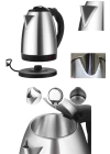 Kettle C F Tipi 220-240V Paslanmaz Çelik Elektrik Kablolu Otomatik Kapanma