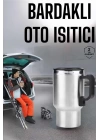 Kettle Kapaklı Araç İçi Termos Tüm Arabalara Uyumlu Çakmaklık Girişli Su Isıtıcı Bardak