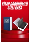 Kitap Görünümlü Gizli Kasa Büyük Boy Anahtarlı Kilitli Para Kasası