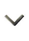 Kitap, Kapak, Menü, Albüm Köşesi, Orta - 18x32mm, Nikel, 20 Adet