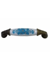 Klasik Silindir Kulp Antik Sarı 96 mm Kod 147