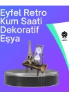 Klasik Tasarımlı Ahşap Kum Saati – Ev ve Ofis İçin Masaüstü Aksesuarı