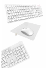 Klavye Mouse Seti Sessiz Kablosuz Türkçe TV  PC Uyumlu