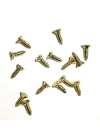 Klips, Menteşe, Ayak, Ağaç, Sunta Vidası 2,2x7,5mm - Sarı 100 Adet