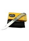 Knives Bk-009wy Kamp Çakı 23 Cm - Sedef Ampamp Metal Saplı, Kılıflı, Kutulu