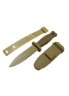 Knives S30v Haki Av Bıçağı 22cm - Testere Detaylı, Kılıflı