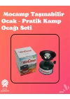 Kolay Ayarlanabilir Alevli ve Güvenli Metal Kamp Ocağı