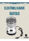 Kompakt Elektrikli Kahve ve Baharat Öğütücü | 14500 Devir, Şeffaf Kapaklı, Hediye İçin İdeal