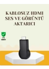 Kompakt HDMI Kablosuz Dongle – 1080p Görüntü ve Plug‑and‑Play Kurulum