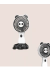 Kompakt Tasarımlı USB Şarjlı Mini Fan – Hayvan Figürlü Vantilatör