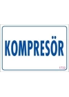 Kompresör Uyarı Levhası 17,5x25 KOD:1732