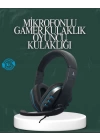 Konforlu Kulak Yastıklı Stereo Gaming Kulaklık – Net İletişim Performansı
