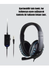 Konforlu Kulak Yastıklı Stereo Gaming Kulaklık – Net İletişim Performansı