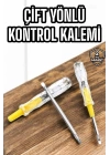 Kontrol Kalemi Nikel Kaplama Çift Başlıklı Test Cihazı