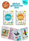 Küçük Dahiler Dikkat Geliştirme Seti - 5+ Yaş-2 Kitap Takım