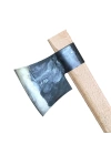 Küçük Sakallı Saplı Nacak - Balta 60cm - Dövme Çelikten