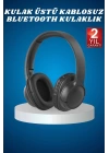 Kulak Üstü Kablosuz Bluetooth Kulaklık Yüksek Ses Kaliteli ANC Özelliği
