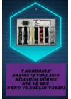 Kulak Üstü P9 Kablosuz Bluetooth Kulaklık ve 7 Kordonlu Akıllı Saat
