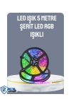 Kumandalı 5 Metre Şerit LED Dekoratif Aydınlatma
