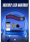 Kumandalı App Kontrollü LED Ekran 16X192 Led Matrix Araç Camı Yazısı