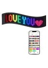 Kumandalı App Kontrollü LED Ekran 16X192 Led Matrix Araç Camı Yazısı