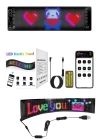 Kumandalı App Kontrollü LED Ekran 16X192 Led Matrix Araç Camı Yazısı