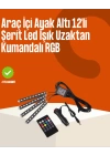 Kumandalı Araç LED Şerit Işıklar