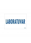 Laboratuvar Uyarı Levhası 17,5x25 KOD:1656