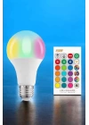 Led Ampul Enerji Dostu RGB Işıklı 100W Led Işık