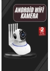 LED Aydınlatmalı 5 Antenli Motorlu 1080P Wifi Kamera Sensörlü