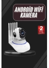 LED Aydınlatmalı 5 Antenli Motorlu 1080P Wifi Kamera Sensörlü