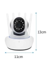 LED Aydınlatmalı 5 Antenli Motorlu 1080P Wifi Kamera Sensörlü