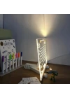 LED Aydınlatmalı Yazı ve Çizim Tahtası - Büyük Boy 30x20 cm