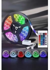 Led Işık 5 Metre Şerit Led RGB Işıklı