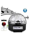 Led Işık Disko Topu Bluetooth Hoparlörlü USB Müzik Çalar Kumandalı