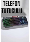 Led Işıklı Oyuncu Klavye Usb Girişli RGB Işıklı Q Klavye Mouse Hediyeli