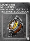 LED Işıklı Telefon Soğutucu | Ultra Sessiz Fan | Mıknatıslı ve Aparatlı Bağlantı