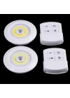 Led Lamba 3lü Uzaktan Kumandalı Yapışkanlı Beyaz Işık
