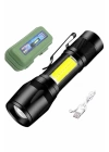 Led Lamba El Feneri Küçük Taşınabilir USB Şarjlı Acil Durum Lambası