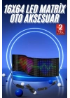 LED Matrix Panel RGB Ekran Kumandalı 16X64 Araç Camına Uygun