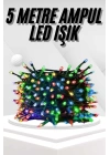 Ledli Fişli Led Dekor Lambası 5M RGB Yılbaşı Ağacı Işığı