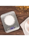 Lüx Dijital Mutfak Terazisi 5 Kg 1 Gr Hassas Paslanmaz Çelik + Pil