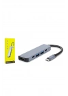 Macbook Pro/air Uyumlu USB Type-C 8 In 1 Hub Dönüştürücü Çevirici Çoklayıcı USB Hdmı Micro Sd 8 Girişli
