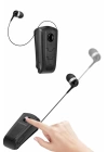 Makaralı Bluetooth Kulakiçi Yaka Kulaklığı Kablosuz Kulaklık