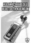 Makaralı Bluetooth Kulaklık Kulak İçi Dijital Göstergeli Yüksek Ses Kaliteli