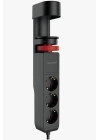 Masa Tipi Pd20w Akım Korumalı 3’lü Priz 2xusb 1xtype-c Girişli Kablolu Priz Ftr19