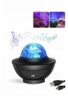 Masa ve Gece Lambası Renkli Projektör Işıklı Disko Topu Bluetooth Hoparlör