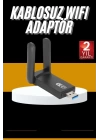 Mbps Wifi Alıcı Kablosuz Wifi Adaptörü Çift Band Çift Antenli